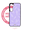 Light, variant on abbyrose Lavender Ferns MagSafe Galaxy Phone Case