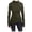Shirts 82#Army Green, variant on oqasdz Women Solid Color Long Sleeve Pullover Turtleneck Zipper Regular Fit Comfort Classic Blouse Top Stretch Soft Summer Dailywear
