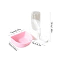 thumbnail image 3 of Hanging Automatic Water Feeder Food Bowl Set for Rabbits Cats Small Pet Cage Mount Drinking Eating No Spill Detachable Bowl Supplies, 3 of 6