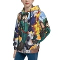 thumbnail image 2 of Mha Boku no Hero Teenager Hoodies Shirt Zipper Sweatshirts Hooded Hoody Clothes Coat For Boys Girls, 2 of 7