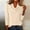 Beige, variant on Womens Cowl Neck Sweater Soft Knit Long Sleeve Pullover Tops Winter Casual Solid Color Sweater Outfits Pink L
