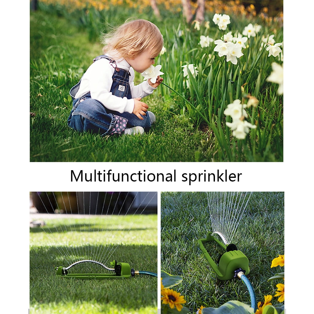 Gieenan Automatic Oscillating Sprinkler Adjustable Water Sprayer for Lawn Garden Yard Wa