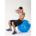 thumbnail image 5 of Black Mountain Products 2000lbs Static Strength Exercise Stability Ball with Pump, 85cm Blue, 5 of 8