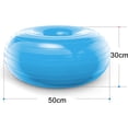 thumbnail image 3 of Donut Exercise, Workout, Core Training, Swiss Stability Ball for Yoga, Pilates and Balance Training in Gym, Office or Classroom, 3 of 9