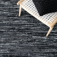 thumbnail image 6 of SAFAVIEH Rag Robynne Striped Cotton Area Rug, Black, 2'6" x 4', 6 of 11
