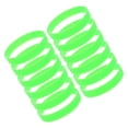 thumbnail image 1 of OULII 50Pcs Silicone Wrist Band Light Green for Weddings and Parties, 1 of 4