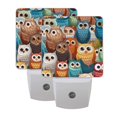 thumbnail image 5 of Owl Cute Night Light LED Dusk to Dawn Auto Sensor Night Lamp Plug-in Nightlight for Bedroom Hallway Kitchen 2 PCs, 5 of 7