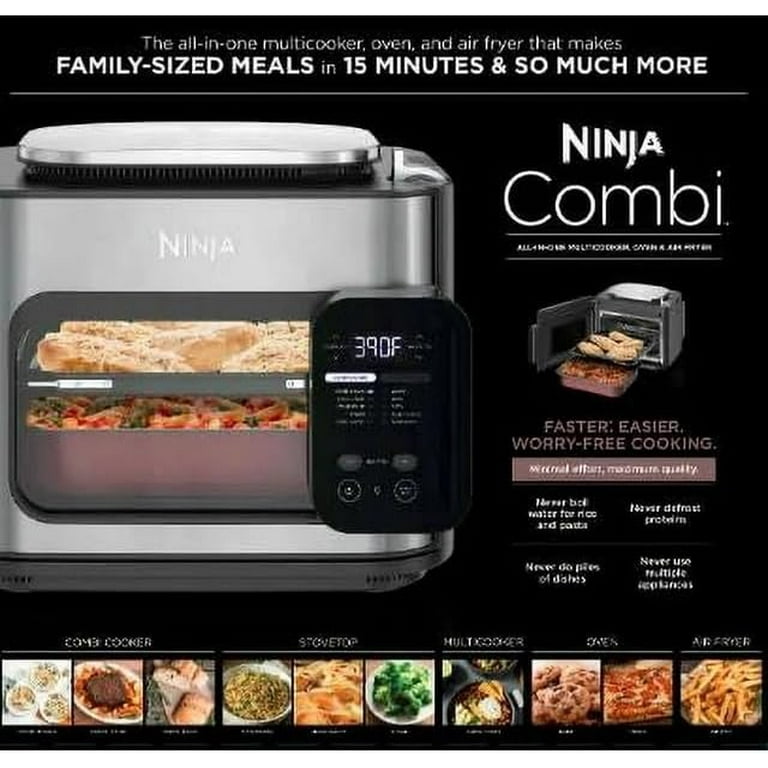 【na.e】 Smooth Reversible All-in-one Open Box Ninja Combi Multicooker Oven Air Fryer and Auto