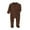 Brown, variant on Bovxnpu Fall Winter Newborn Bodysuit, Infant Footed Pajamas Footie, Children's Long Sleeved Long Crawling Clothes born Jumpsuit Pocket Zipper With Foot Bag Foot Bag Fart Clothes Crawling Clothes