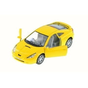 5" Kinsmart Toyota Celica Diecast Model Toy Car 1:34 Yellow