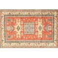 thumbnail image 1 of Ahgly Company Indoor Rectangle Traditional Chocolate Brown Geometric Area Rugs, 8' x 10', 1 of 6