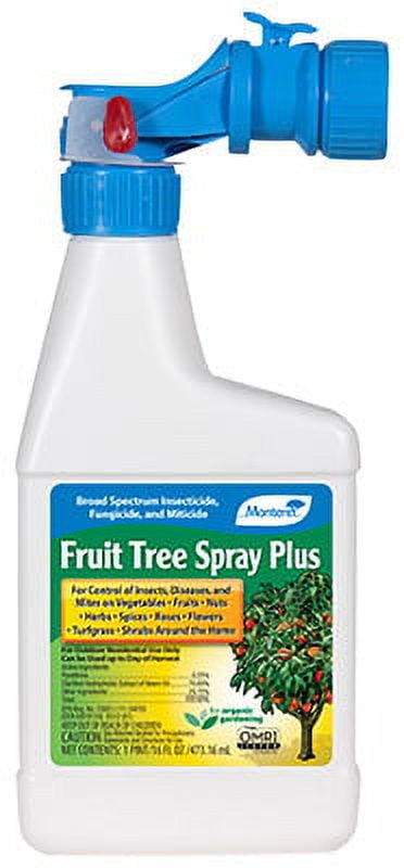 Monterey Fruit Tree Spray Plus Organic Insect Killer/Fungus Control Liquid Concentrate 16 oz