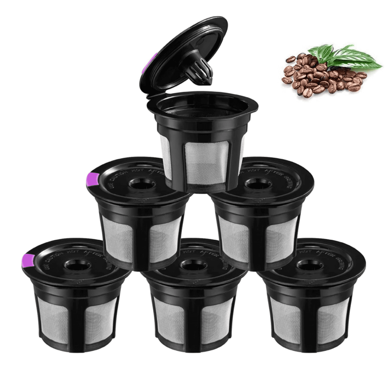  MaxRona Reusable K Cups for Keurig 2.0&1.0, 8 Packs Universal  Refillable K Cups Coffee Filter, BPA-FREE K Cup Reusable Fits Most Keurig K- Cup Brewers: Home & Kitchen