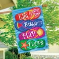 thumbnail image 4 of Briarwood Lane Better In Flip Flops Double-Sided House Flag, 4 of 4