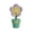 Green, variant on THOPBPRK Sunflower Potted Plant Desktop Fan USB Rechargeable Personal Fan for Home Decor Cute Floral Tabletop Fan for Workspace Bedside Table and Gift Idea for All Occasions, Pink