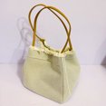 thumbnail image 3 of Mini bolsos de mezclilla para mujer, bolsos y carteras de diseñador de lujo, novedad de 2023, bolso de hombro de tela con borlas y remaches, 3 of 5