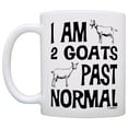 thumbnail image 2 of ThisWear Pet Goat Gifts I Am 2 Goats Past Normal Yard Goat Kid 11 ounce 2 Pack Coffee Mugs, 2 of 4