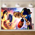 thumbnail image 3 of Fondo fotográfico de Sonic The Hedgehog para fotografía, suministros para fiestas de cumpleaños, baby shower, accesorios para niños, pancarta, decoración, juego, 3 of 5