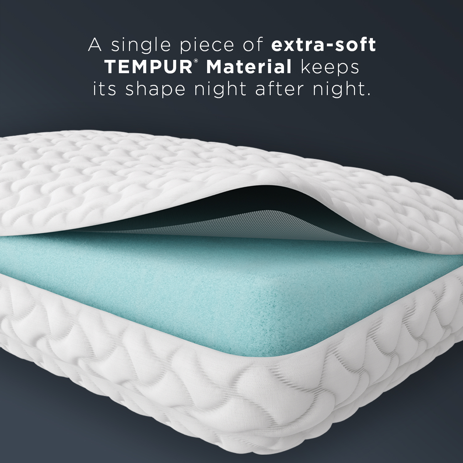 Tempur-Pedic Cloud Memory Foam Bed Pillow Queen 2-Pack photo 4