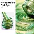thumbnail image 3 of Gellen Cat Eye Gel Nail Polish, 18ML Dual Colour Natural Glitter Gel Polish Set, Soak off Nail Gel Polish At Home DIY Salon Use, Jewel Green, 3 of 9