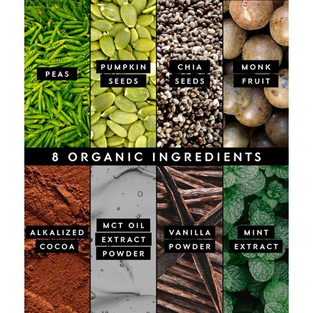Truvani Vegan Pea Protein Powder | Mint Chocolate | 20g Organic Plant Based Protein | 20 Servings | Keto | Gluten & Dairy Free | Low Carb | No Added Sugar
