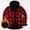 Red, variant on cllios Men's Sherpa Lined Flannel Shirt Jackets Clearance Sales,Winter Thick Warm Coat Drawstring Long Sleeve Plaid Hooded Jacket Casual Snap Front Fleece Jacket