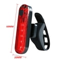 thumbnail image 3 of Luz trasera para bicicleta Luz trasera impermeable para bicicleta para montar de noche (Rojo), 3 of 5