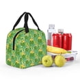thumbnail image 6 of Lsque Cartoon Frog And Lotus Leaf Pattern Lunch Bag Women/Men Insulated Lunch Box,Small Leakproof Cooler Food Lunch Containers Reusable High Capacity Lunch Tote Bags, 6 of 6