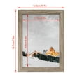 thumbnail image 2 of Scholartree 5-in-1 Wood Picture Frames Set, Front Loading Basic Tabletop 5 x 7 Picture Frame, Gray, 2 of 4