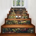 thumbnail image 1 of (C) Pegatinas navideñas para escaleras, murales navideños, autoadhesivos, PVC, decoración para el hogar con forma de árbol de Navidad, 1 of 5