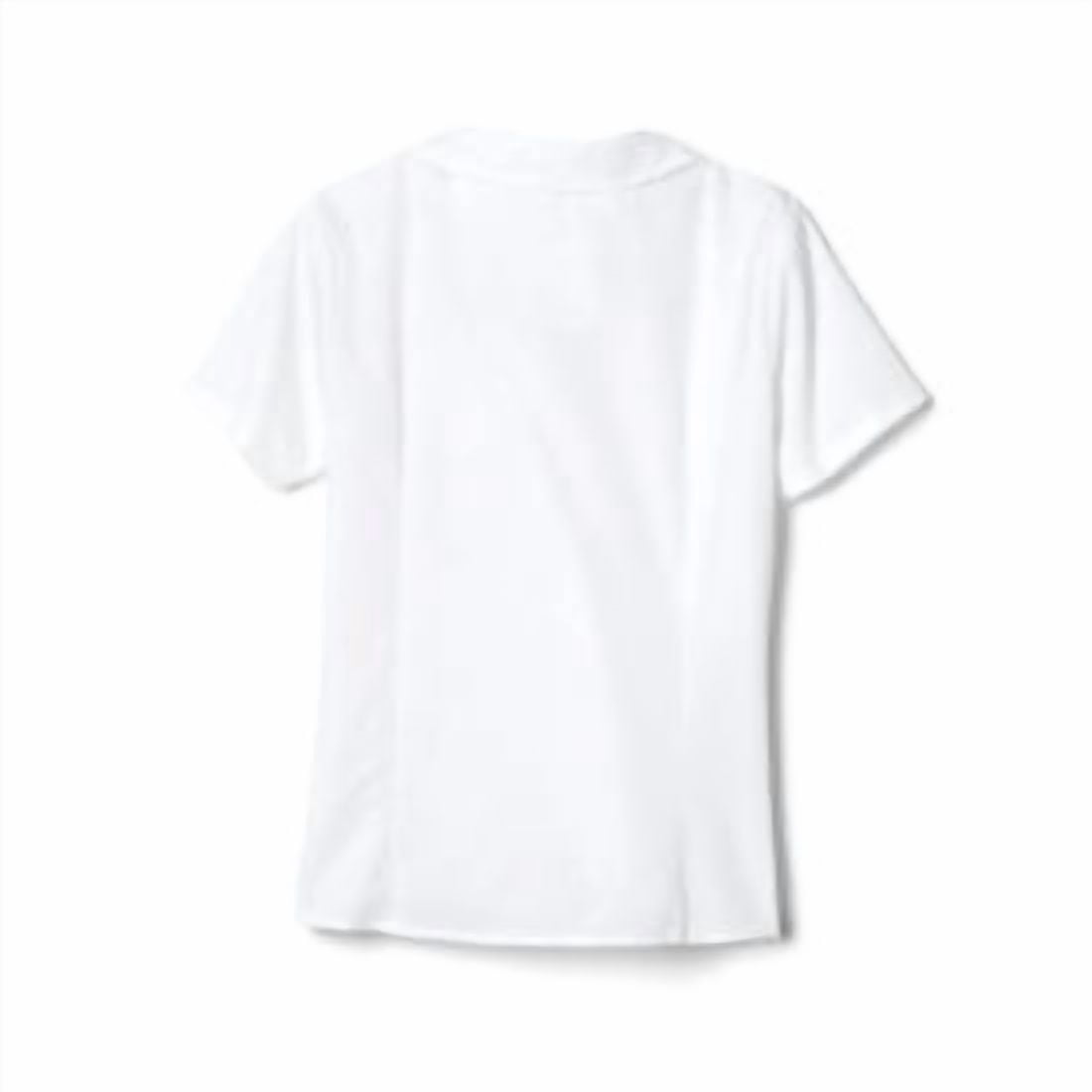 French Toast Girls School Uniform Short Sleeve Modern Peter Pan Collar Blouse, Sizes 4-20 & Plus