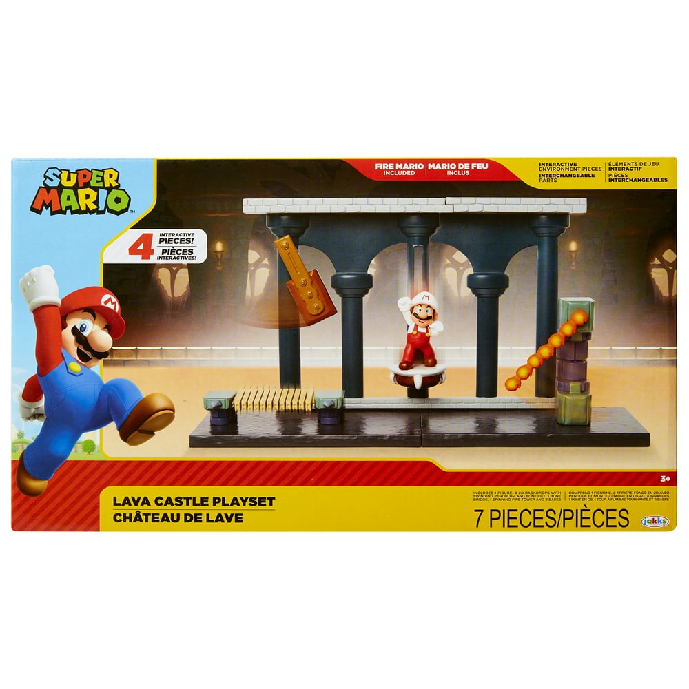 Nintendo 2.5" Lava Castle Playset
