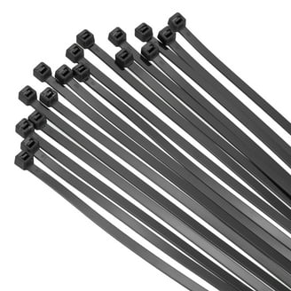 Bolt Dropper 1000-Piece Zip Tie Set - 12-Inch Heavy Duty Cable Ties, 40lb Strength