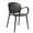 Dark Grey, variant on Midcentury Plastic Side Chair in Dark Gray (Set of 4)