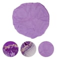 thumbnail image 3 of Unique Bargains Women Double Layer Shower Cap 1 Pc Purple, 3 of 3
