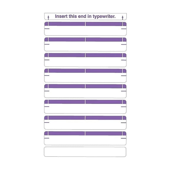 Medical Arts PressType-On Write-On Sheet Style 32704