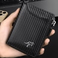 thumbnail image 3 of Stylish RFID Blocking Wallet for Daily Use Secure Card Holder with Technology Leather Billfold Zipper Purse Fashionable Accessory for Business and Commuting, 3 of 3