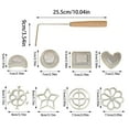thumbnail image 3 of BotaniNest Head Cake Mould Baking Pan For Homemade Desserts And Pastries Grade Non Stick Steel Kitchen, 3 of 7