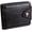 Black, variant on YOUI-GIFTS Men Us Dollar Bill Wallet Billfold Leather Credit Card Photo Holder