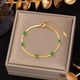thumbnail image 4 of Pulsera de acero de titanio que no se decolora, pulsera de estilo ins versátil para mujer, pulsera de moda, joyería para niñas, 4 of 6