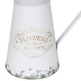 thumbnail image 7 of VANCORE Shabby Chic Metal Flower Vase - Vintage French Country Farmhouse Vase with Handle, Rustic Decorative Pitcher for Home Decor, Weddings, and Photo Props - White, 7 of 7