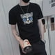 thumbnail image 4 of Camiseta de hombre Katoen con dibujos de anime de rock para hombre, camisetas con gráficos trashy Y2k, ropa informal de corte ajustado, ropa de calle con estampado XL, talla 5XL, S, 4 of 5