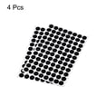 thumbnail image 3 of Uxcell 15mm Dia PVC Self Adhesive Screw Hole Cover Stickers Black 4 Sheet/384pcs, 3 of 5