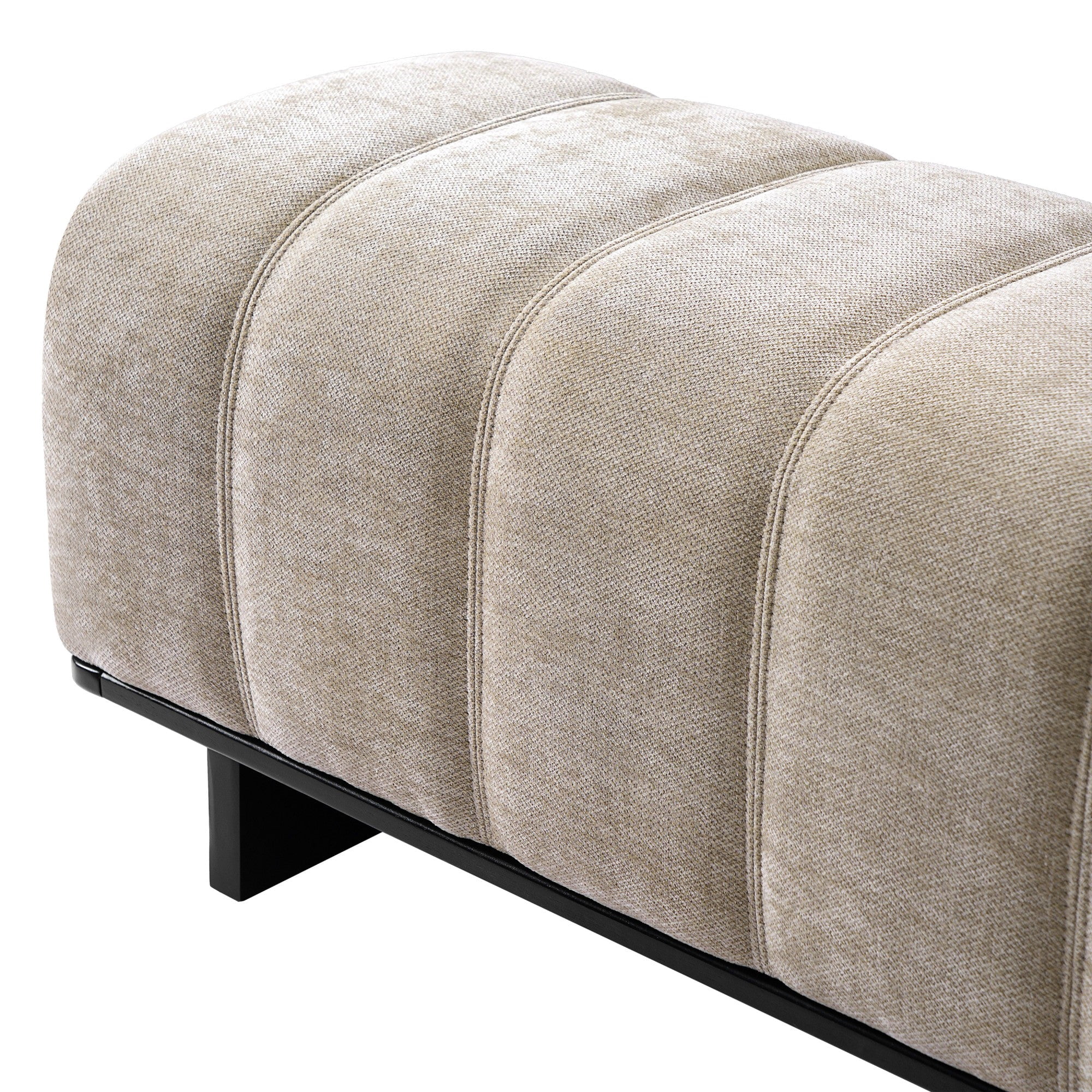 Sailvan 63" Indoor Dining Bench Upholstered Bench with Wood Legs - Modern Seating for Dining Room,Entryway & Mudroom Oatmeal