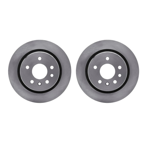Dynamic Friction Company Rear Brake Rotors 6002-46002