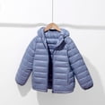 thumbnail image 3 of GYRATEDREAM Little Boys Girls Down Jacket Winter Warm Snowsuit Hoods Coats Kids Zipper Windproof Jacket for 4-11 Years, 3 of 4