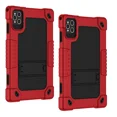thumbnail image 2 of FIEWESEY For MEIZE D115 KADYBE D115 10.1 Inch Tablet Case & Shoulder Strap Kickstand Kids Friendly Case for ANTEMPER D106/Qukenk 2024/DOMATON D105/Relndoo YOBANSE T618/kimlok 10.1" Tablet,2*RedBlack, 2 of 7