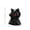 Red, variant on Beforeyayn Mysterious Cape Cats Statue, resin witch cat statue for alternative home decor gothic room Adults