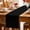 Black, variant on Black Table Runner, Solid Color Farmhouse Black Washable Cotton Linen Table Runners 60 Inches Long, Dresser Scarf Runner for Coffee/TV Stands/Kitchen/Cabinets 13''x60''