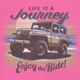 thumbnail image 3 of Life is a Journey Enjoy the Ride Women's Tank Top 4x4 Offroad Rugged Vehicle Trailblazing Mudding Dirt Roads, 3 of 7